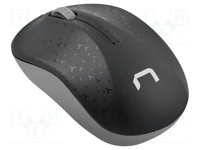 Natec Toucan Ratón Inalámbrico Ambidextro Negro y Gris Natec Toucan Ratón Inalámbrico Ambidextro Negro y Gris