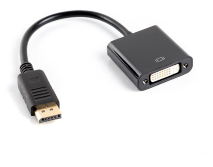 Lanberg Adaptador DisplayPort macho a DVI-D hembra 1.2, 0,1 m