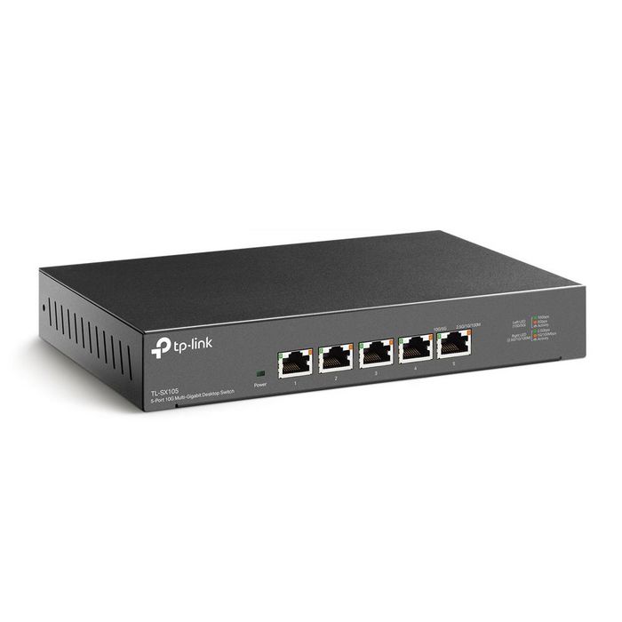 TP-Link TL-SX105 Switch de escritorio 5 puertos 10G Negro