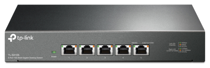 TP-Link TL-SX105 Switch de escritorio 5 puertos 10G Negro