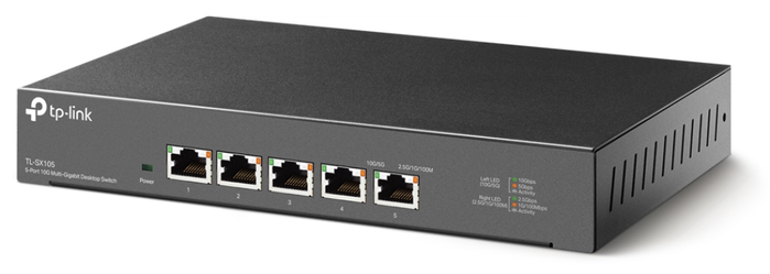 TP-Link TL-SX105 Switch de escritorio 5 puertos 10G Negro