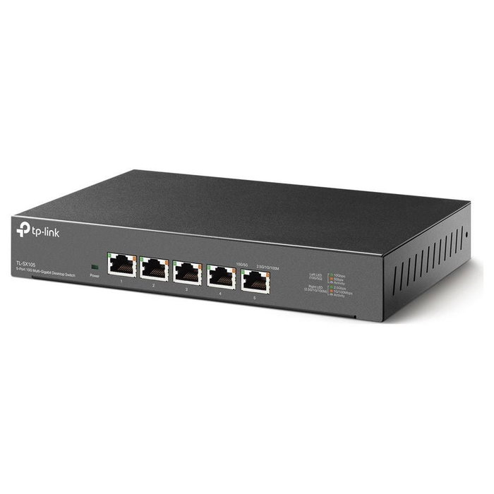 TP-Link TL-SX105 Switch de escritorio 5 puertos 10G Negro
