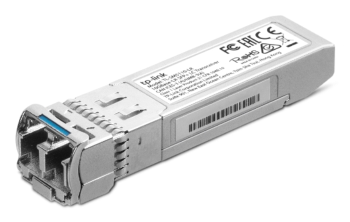 TP-Link SM5110-LR Módulo Transceptor Fibra Óptica SFP+ Monomodo 10 Gbps 1310 nm Hasta 10 km