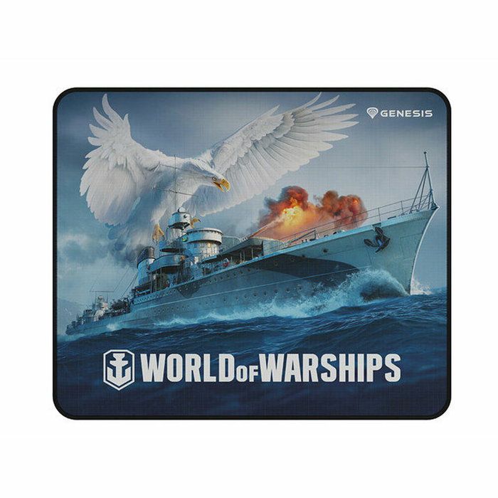 GENESIS NPG-1738 Alfombrilla Ratón Gaming Carbon 500 World of Warships Multicolor, 300x250mm