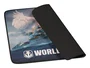 Genesis Alfombrilla Gaming NPG-1738 Carbon 500 World of Warships - Superficie Speed, Bordes Cosidos, Antideslizante, Resistente al Agua, 300x250mm - Incluye Código Bonus Exclusivo