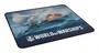 Genesis Alfombrilla Gaming NPG-1738 Carbon 500 World of Warships - Superficie Speed, Bordes Cosidos, Antideslizante, Resistente al Agua, 300x250mm - Incluye Código Bonus Exclusivo