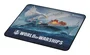 Genesis Alfombrilla Gaming NPG-1738 Carbon 500 World of Warships - Superficie Speed, Bordes Cosidos, Antideslizante, Resistente al Agua, 300x250mm - Incluye Código Bonus Exclusivo