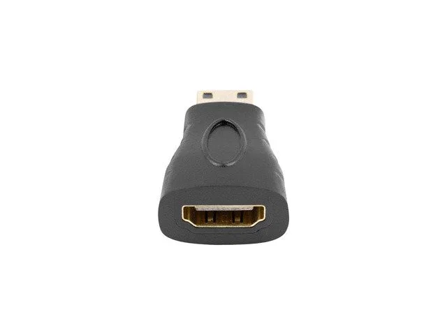 Lanberg Adaptador HDMI hembra a HDMI Mini-C macho AD-0037-BK Negro