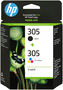 HP 305 Multipack de 2 Cartuchos de Tinta Original (Negro y Tricolor)