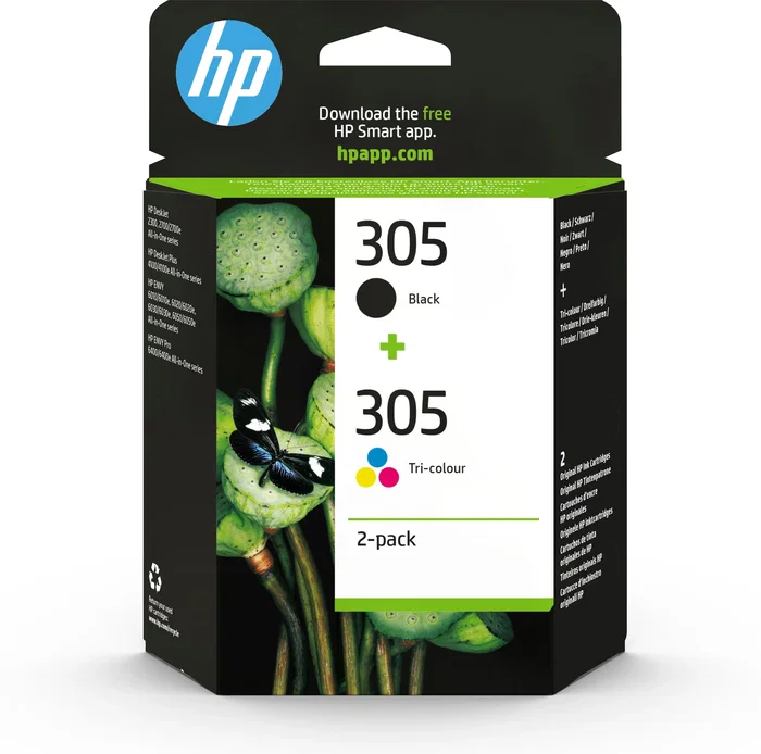 HP 305 Multipack Negro y Tricolor Original HP 305 Multipack Negro y Tricolor Original
