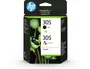 HP 305 Multipack de 2 Cartuchos de Tinta Negro y Tricolor