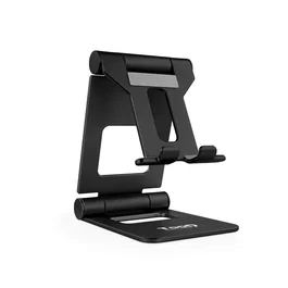 TooQ Soporte PH-KEOPS-NOCHE para Smartphone/Tablet, Soporte de Sobremesa Ajustable, Negro