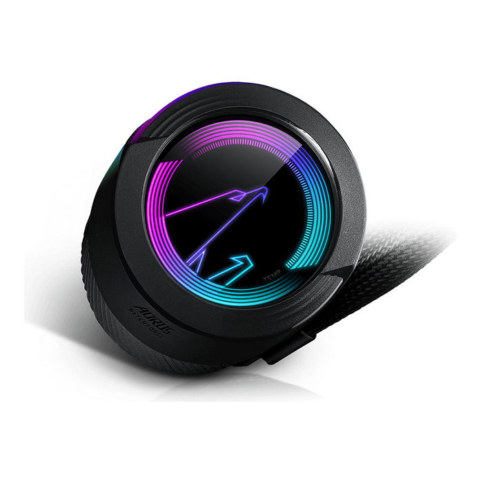 Gigabyte WATERFORCE 280 Refrigeración Líquida CPU con Pantalla ARGB, 280mm, Negro