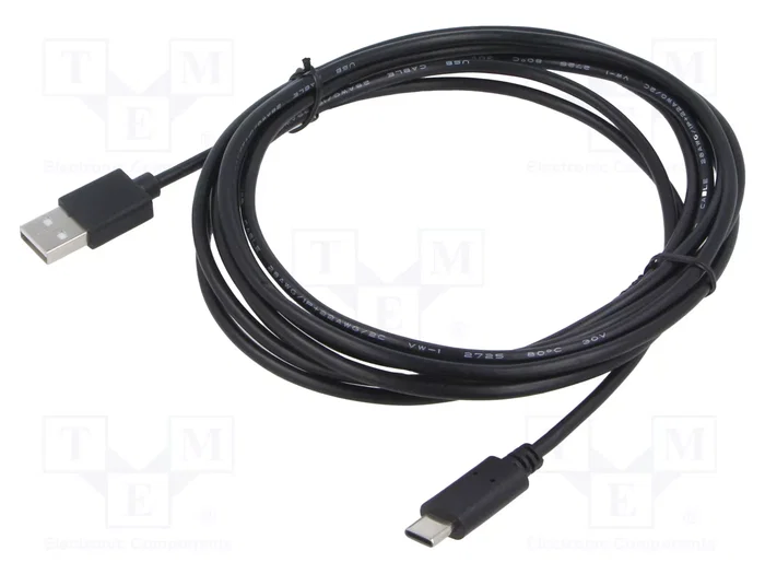 Lanberg Cable USB 2.0 de USB A a USB C, 3m, Negro Lanberg Cable USB 2.0 de USB A a USB C, 3m, Negro