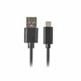 Lanberg Cable USB 2.0 USB-A a USB-C de 3m Negro