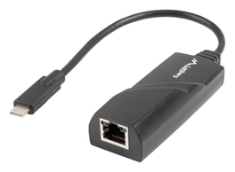 Lanberg NC-1000-02 Adaptador USB-C a RJ-45 Negro