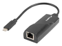 Lanberg NC-1000-02 Adaptador USB Tipo C a RJ-45 Negro