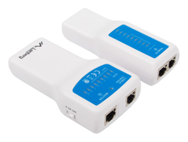 Lanberg Tester para Cable Red RJ-45, RJ-12 / RJ-11, NT-0402