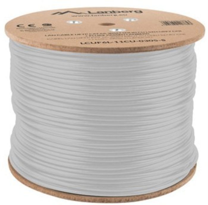 LANBERG LCUF6L-11CU-0305-S Cable de Red Gris 305 m Cat6a U/FTP (STP) LANBERG LCUF6L-11CU-0305-S Cable de Red Gris 305 m Cat6a U/FTP (STP)