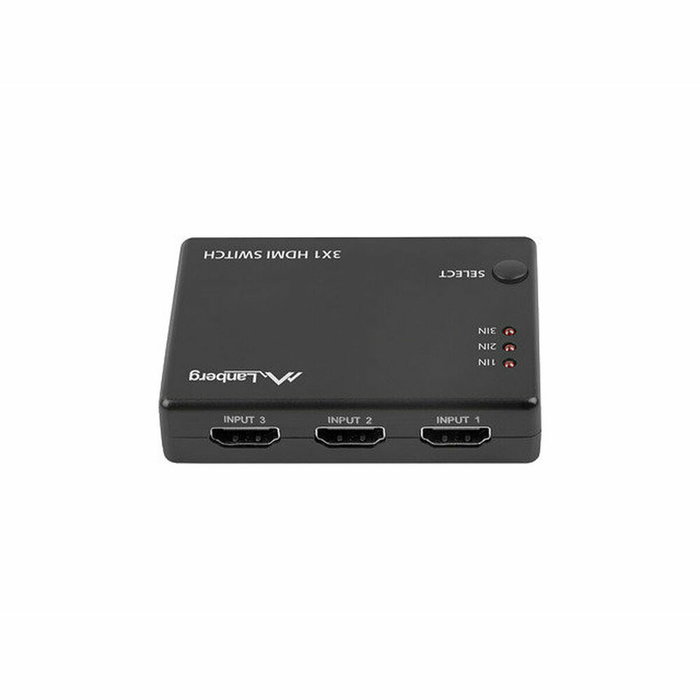 Lanberg SWV-HDMI-0003 Interruptor de vídeo 3x HDMI + Micro USB Lanberg SWV-HDMI-0003 Interruptor de vídeo 3x HDMI + Micro USB