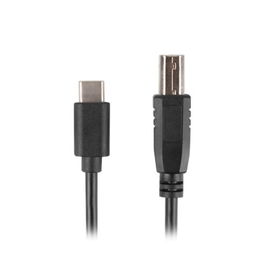 Lanberg CA-USBA-13CC-0018-BK Cable USB-A a USB-C Macho 1.8m Negro USB 2.0