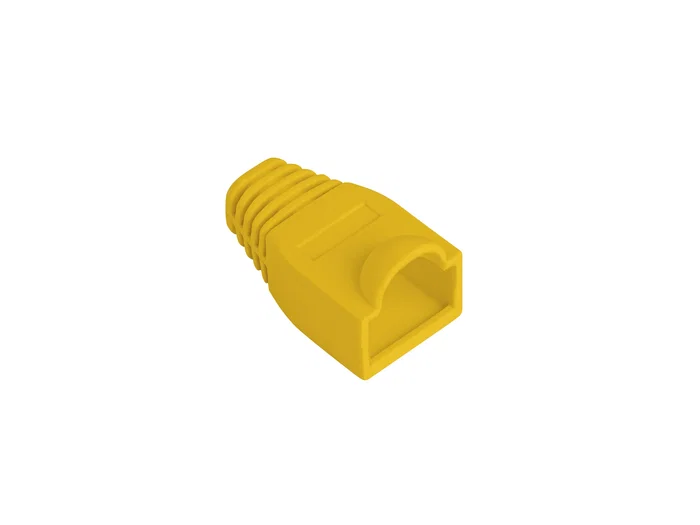 Funda protector lanberg conector rj45 (pack 100 uds) amarillo Funda protector lanberg conector rj45 (pack 100 uds) amarillo