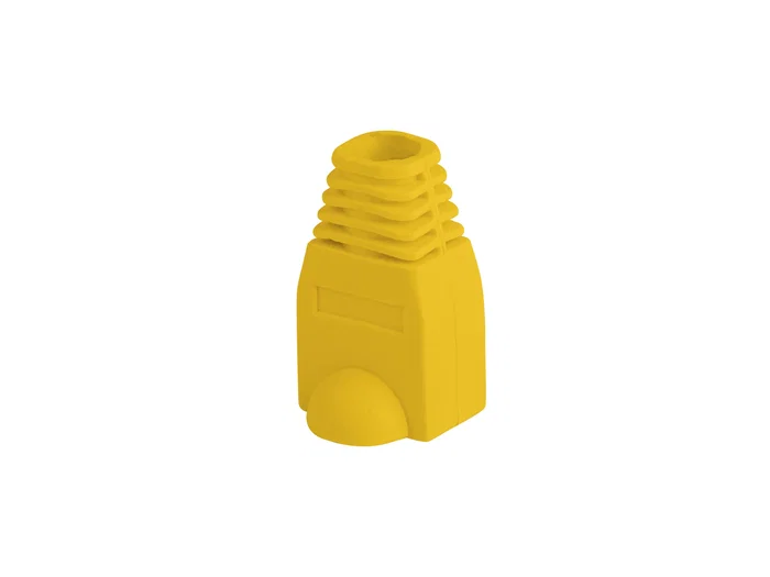 Funda protector lanberg conector rj45 (pack 100 uds) amarillo Funda protector lanberg conector rj45 (pack 100 uds) amarillo
