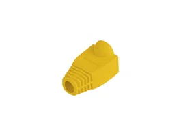 Funda protector lanberg conector rj45 (pack 100 uds) amarillo