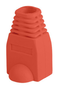 Lanberg Funda protectora PLB-1000-R para conector RJ45, Rojo (Pack 100 uds)