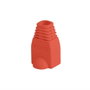 Lanberg Funda protectora PLB-1000-R para conector RJ45, Rojo (Pack 100 uds)