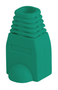 Lanberg Funda protectora para conector RJ45 PLB-1000-G, Verde (Pack 100 uds)