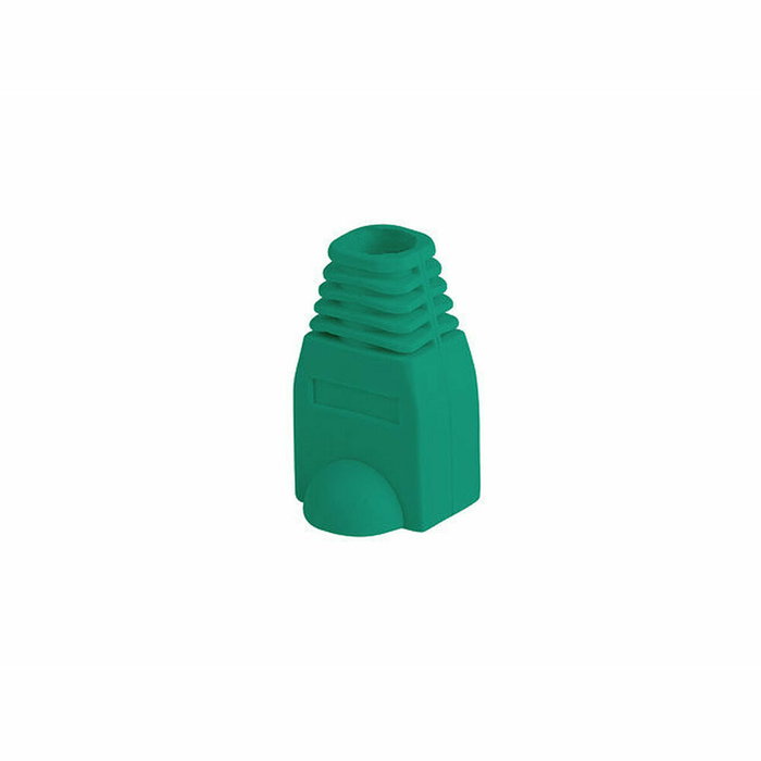 Lanberg Funda protectora para conector RJ45 PLB-1000-G, Verde (Pack 100 uds)