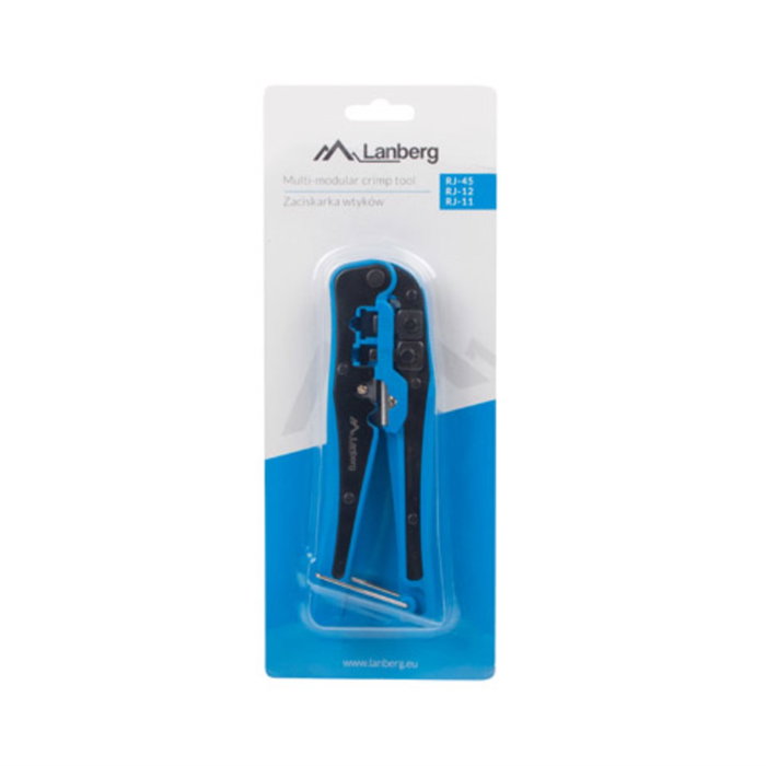 Lanberg NT-0202 Crimpadora para RJ-11, RJ-12 y RJ-45