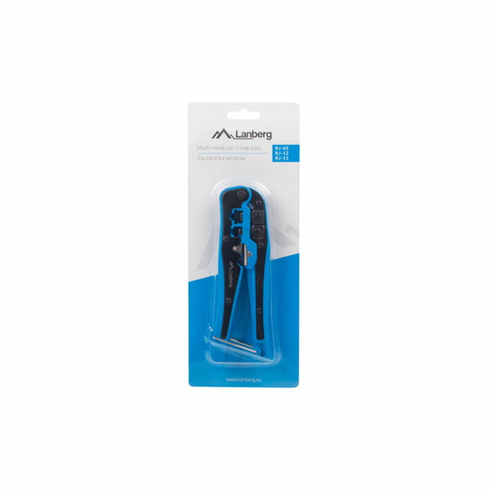 Lanberg NT-0202 Crimpadora para RJ-11, RJ-12 y RJ-45