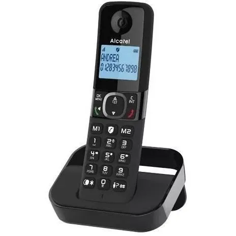 Alcatel F860 Teléfono fijo inalámbrico negro