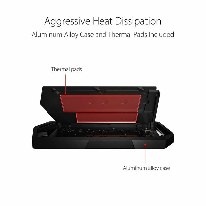 ASUS ROG Strix Arion Caja externa para SSD M.2 NVMe