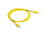 Lanberg Cable de Red Cat6 U/UTP 1 m Amarillo RJ-45