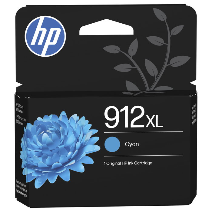 HP 912XL Cartucho de tinta Cian de alta capacidad