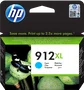 HP 912XL Cartucho de tinta Cian de alta capacidad