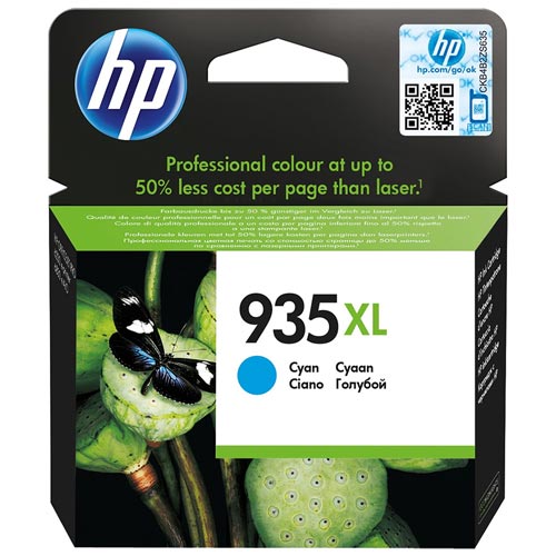 HP Cartucho de tinta original 935XL Cian (C2P24AE)