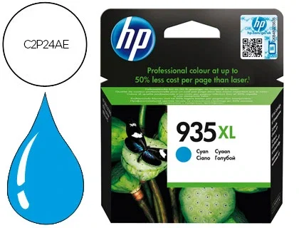 HP Cartucho de tinta original 935XL Cian (C2P24AE)