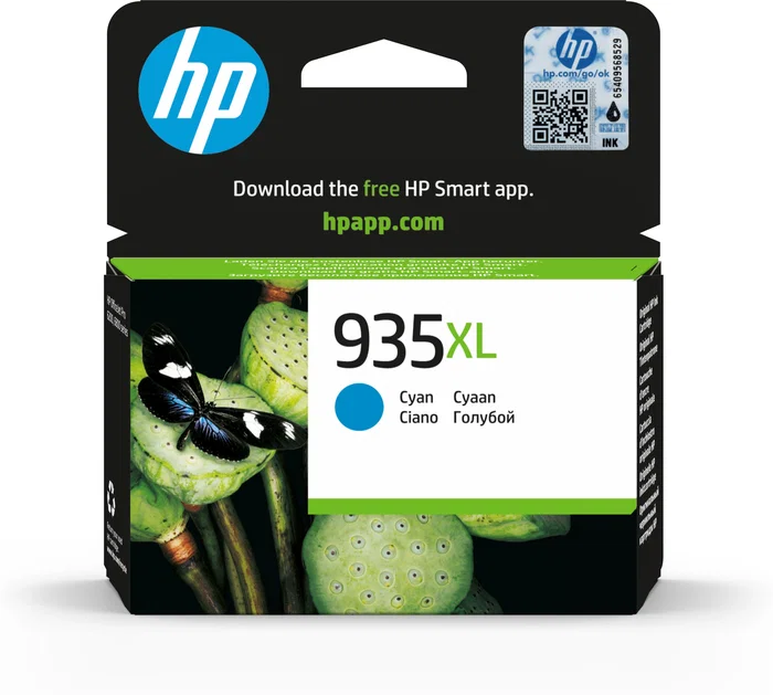 HP Cartucho de tinta original 935XL Cian (C2P24AE)