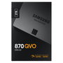 Samsung 870 QVO MZ-77Q2T0 2TB Disco SSD 2.5" SATA III, Velocidad Lectura 560 MB/s, Escritura 530 MB/s, V-NAND MLC