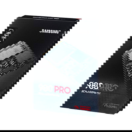 Samsung SSD 980 PRO 2TB M.2 NVMe PCIe 4.0 x4, MZ-V8P2T0BW, 7000 MB/s Lectura