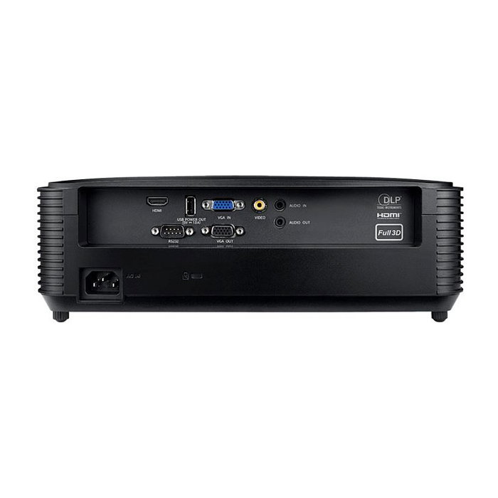 Optoma W400LVE Proyector DLP WXGA 1280x800, 4000 Lúmenes, Relación de Contraste 25000:1, HDMI, VGA, Video Componente, Altavoz, 3D, Negro
