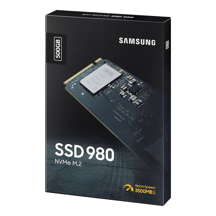 Samsung 980 NVMe PCIe 3.0 x 4 M.2 500GB 3100 MB/s SSD