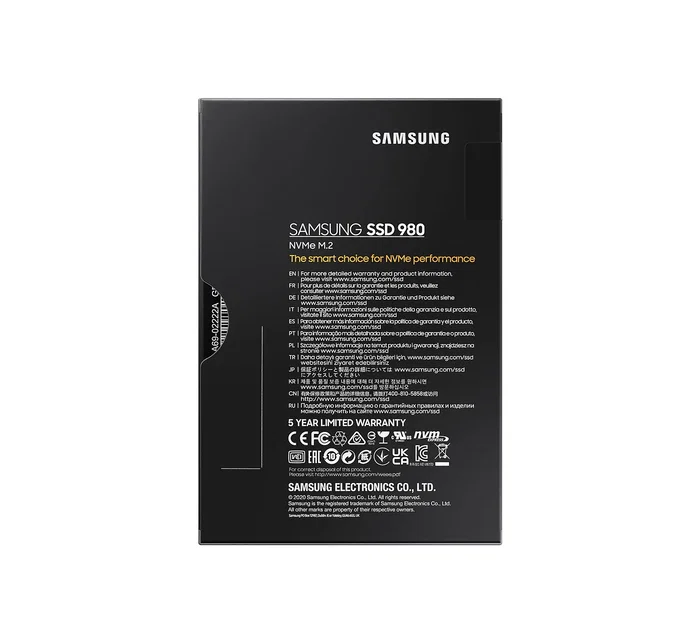 Samsung 980 SSD M.2 500 GB Samsung 980 SSD M.2 500 GB