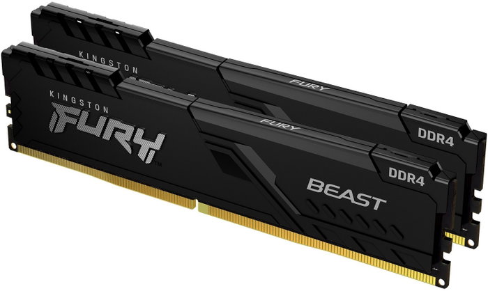 Kingston FURY Beast Black DDR4 64GB (Kit 2) 3600MHz CL18 - KF436C18BBK2/64