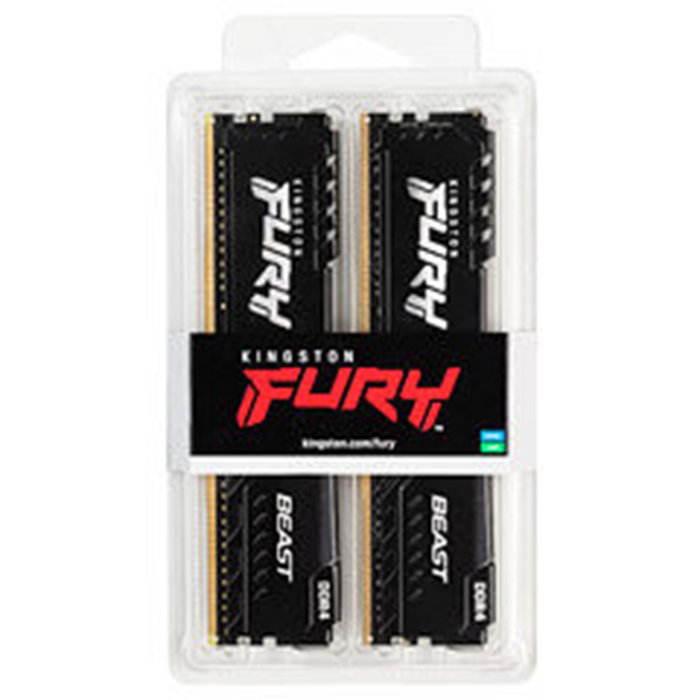 Kingston FURY Beast Black DDR4 64GB (Kit 2) 3600MHz CL18 - KF436C18BBK2/64