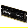 Memoria ram kingston 8gb 3200mhz ddr4 cl20 sodimm fury impact